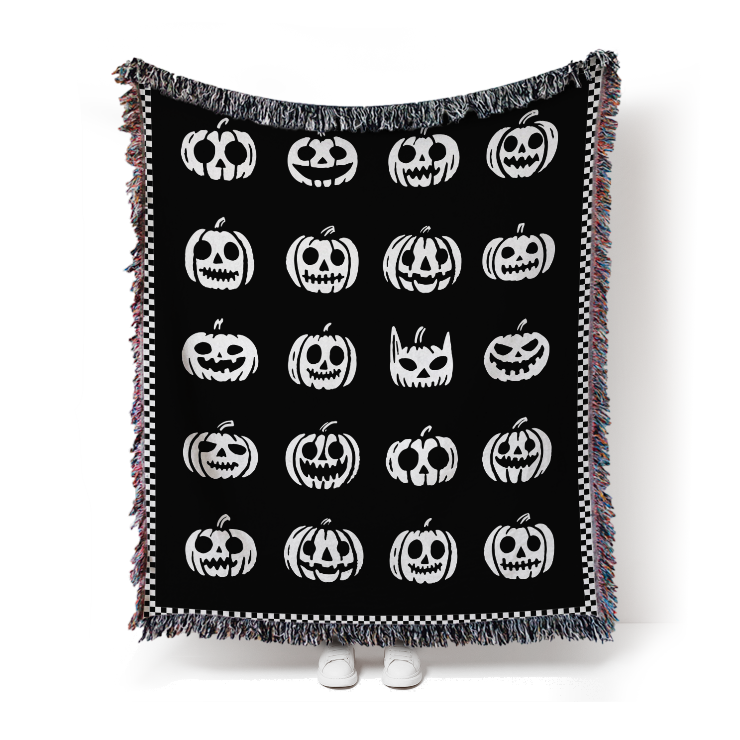 Jack-O-Lantern Halloween Blanket