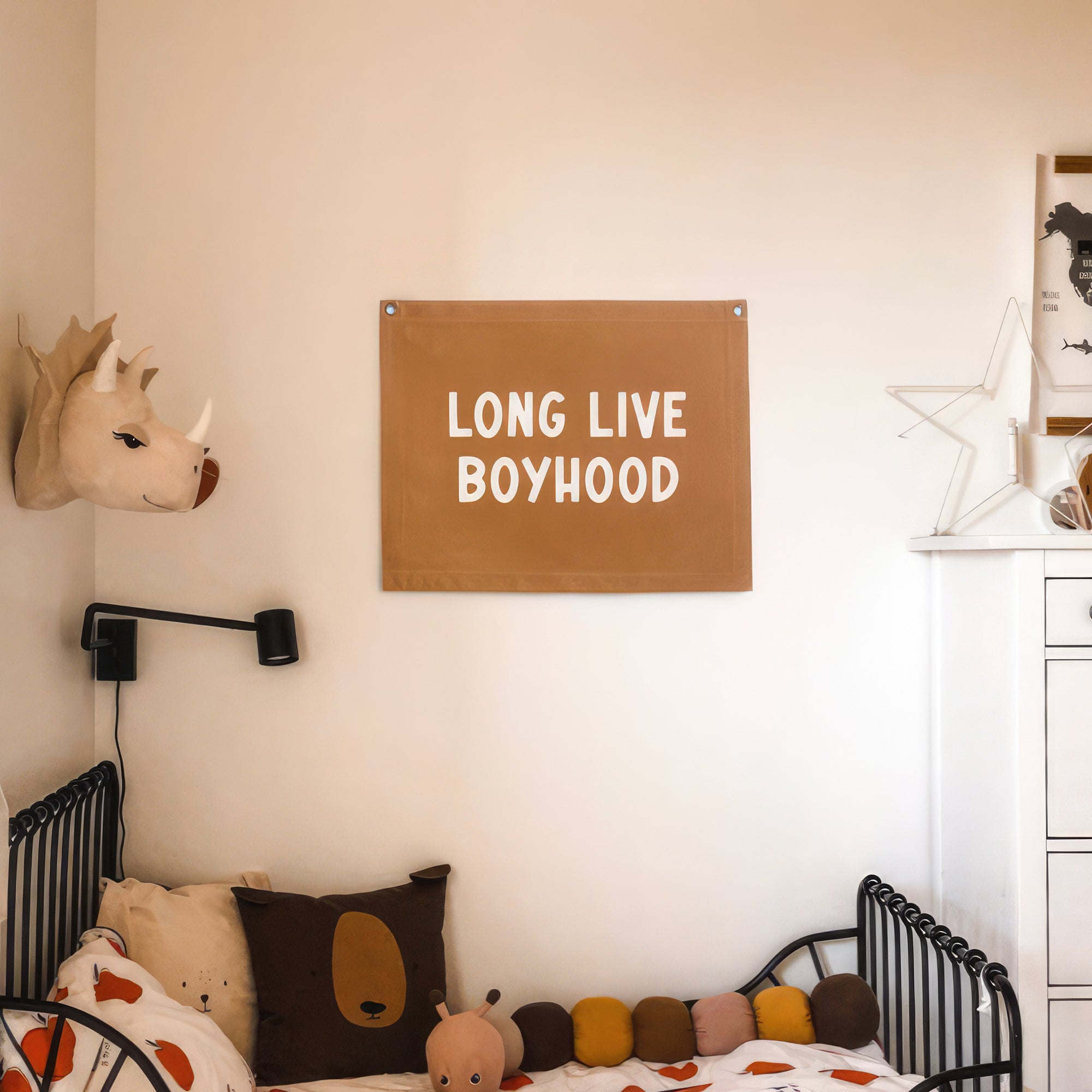 Long Live Boyhood Rust Banner