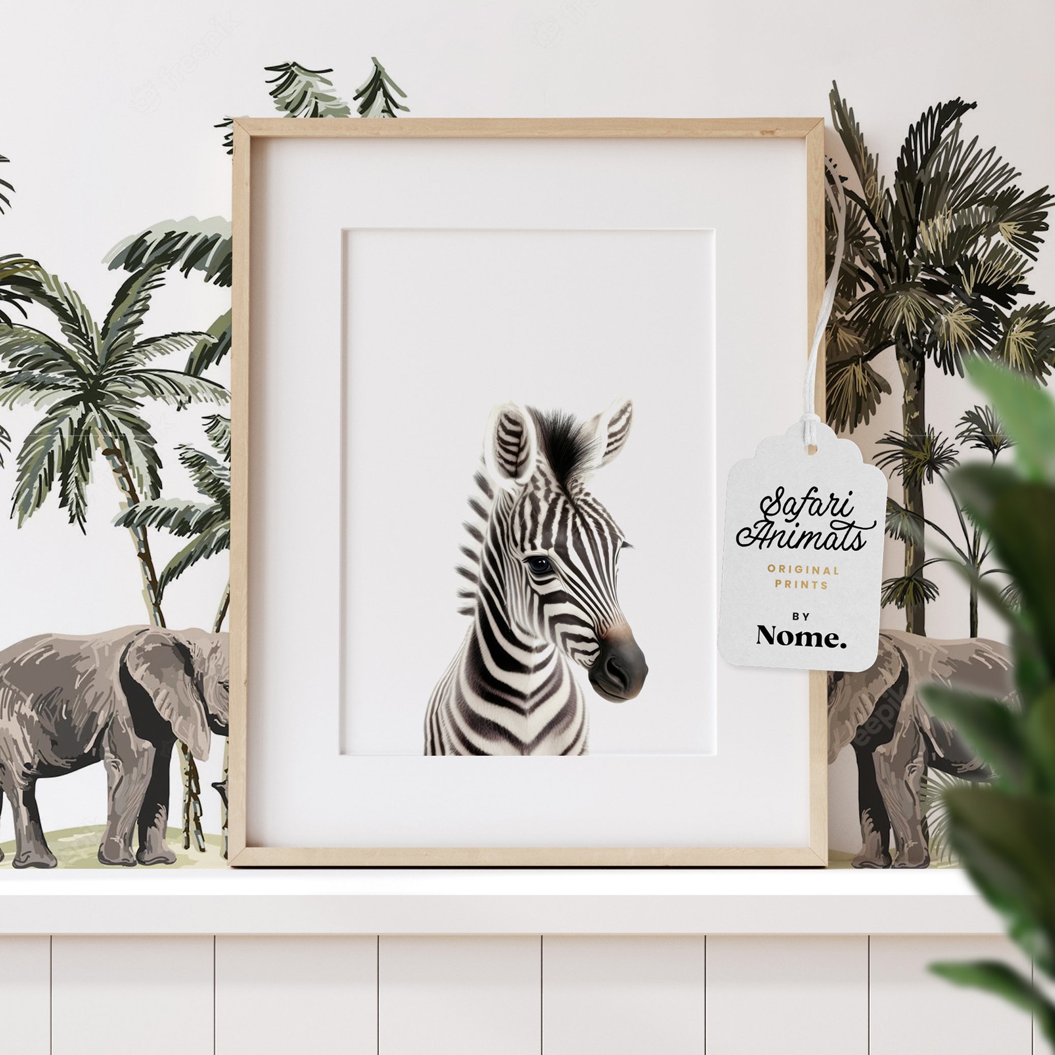 Safari Animal Print - Baby Zebra